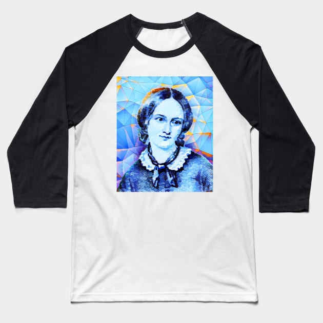 Emily Bronte Portrait | Emily Bronte Artwork | Emily Bronte Painting 10 Baseball T-Shirt by JustLit